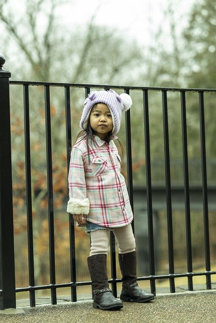 Free download little girl fence portrait girl free picture to be edited with GIMP free online image editor