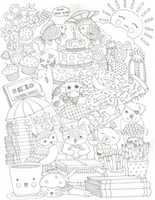 Free download LivingRoom Community Colouring Page - Animals In Quarantine by Samantha Ouellette free photo or picture to be edited with GIMP online image editor