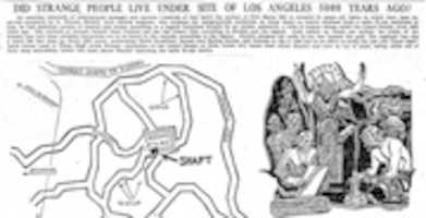 Free download Loa Angeles Catacombes Found Jan 1934 free photo or picture to be edited with GIMP online image editor