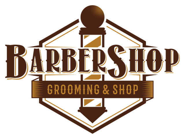 Free download Logotype Emblem Barber -  free illustration to be edited with GIMP free online image editor