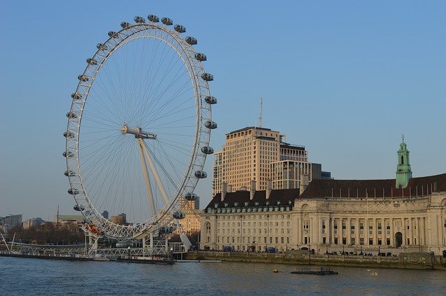 Free download london london eye ferris wheel city free picture to be edited with GIMP free online image editor