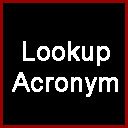 Lookup Acronym  screen for extension Chrome web store in OffiDocs Chromium