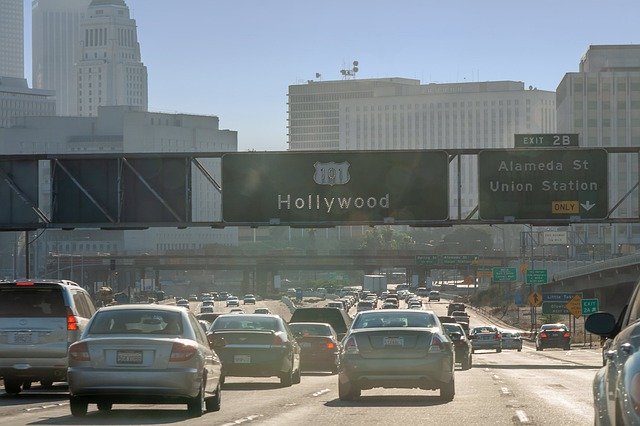 Free download los angeles freeway hollywood free picture to be edited with GIMP free online image editor