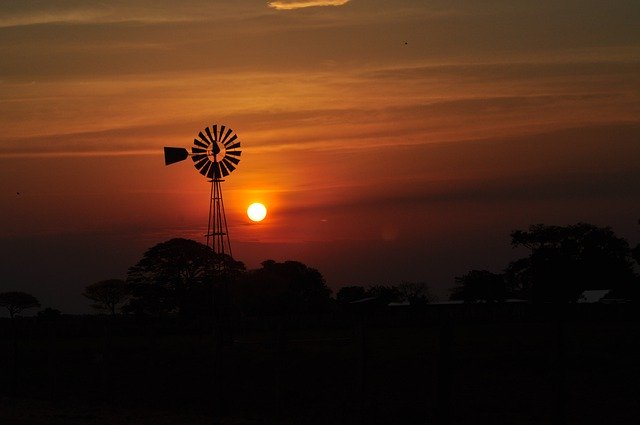 Free download los llanos sunset dusk nature free picture to be edited with GIMP free online image editor