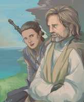 Free download Luke Skywalker and Rey free photo or picture to be edited with GIMP online image editor