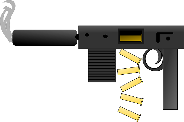 Free download Machine Gun Automatic Weapons - Free vector graphic on Pixabay free illustration to be edited with GIMP free online image editor