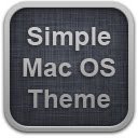 Mac OS X Simple Theme  screen for extension Chrome web store in OffiDocs Chromium