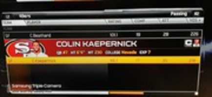 Free download Madden NFL 12 Colin Kaepernick San Francisco 49ers Screenshot free photo or picture to be edited with GIMP online image editor