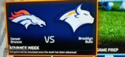 Free download Madden NFL 16 Denver Broncos VS Brooklyn Bulls Teams Screenshot free photo or picture to be edited with GIMP online image editor