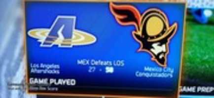 Free download Madden NFL 16 Mexico City Conquistadors VS Los Angeles Aftershocks Teams Screenshot free photo or picture to be edited with GIMP online image editor