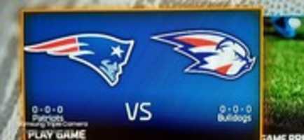 Free download Madden NFL 16 New England Patriots VS London Bulldogs Teams Screenshot free photo or picture to be edited with GIMP online image editor