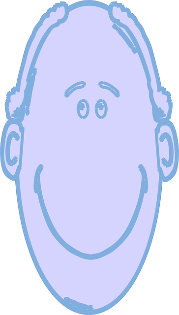 Free download Man Blue Face - Free vector graphic on Pixabay free illustration to be edited with GIMP free online image editor