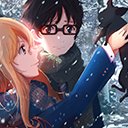 Manga Cat Anime Your Lie in April THEME 2018  screen for extension Chrome web store in OffiDocs Chromium