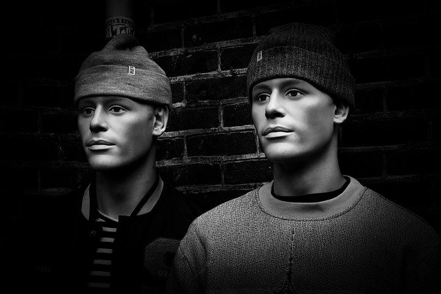 Free download mannequins fashion hats monochrome free picture to be edited with GIMP free online image editor