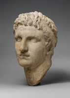 Free download Marble head of a Hellenistic ruler free photo or picture to be edited with GIMP online image editor