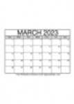 Free download March 2023 Calendars Microsoft Word, Excel or Powerpoint template free to be edited with LibreOffice online or OpenOffice Desktop online