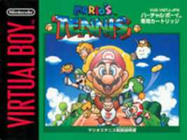 Free download Marios Tennis NTSC-J (Virtual Boy) Cart + Manual Only HiRes free photo or picture to be edited with GIMP online image editor