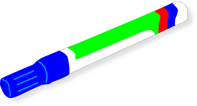 Free download Marker Felt Pen Blue - Free vector graphic on Pixabay free illustration to be edited with GIMP free online image editor