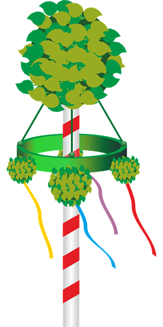 Free download Maypole May Tradition 1 - Free vector graphic on Pixabay free illustration to be edited with GIMP free online image editor