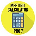 Meeting Calculator Pro 7  screen for extension Chrome web store in OffiDocs Chromium