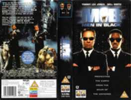 Free download Men In Black UK VHS 1997 Cover free photo or picture to be edited with GIMP online image editor