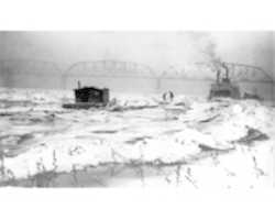 Free download Metropolis Illinois Ice Gorge 1917 free photo or picture to be edited with GIMP online image editor