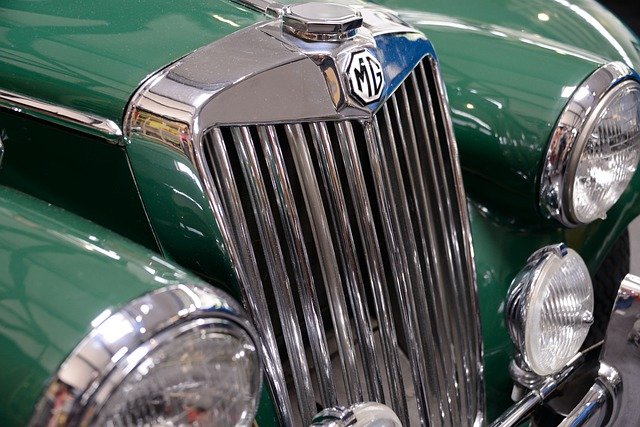 Free download mg grill radiator vintage car free picture to be edited with GIMP free online image editor