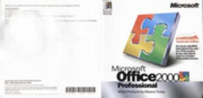 Free download Microsoft Office 2000 Professional Academic Edition Cover Art free photo or picture to be edited with GIMP online image editor