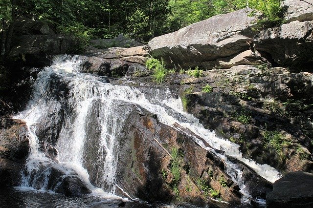 Free download milford nh rocks water fall free picture to be edited with GIMP free online image editor