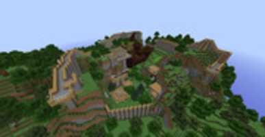 Free download Minecraft: I-Survival - Large Mountain Fortress free photo or picture to be edited with GIMP online image editor