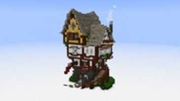 Free download Minecraft Large Medieval House - Screenshot free photo or picture to be edited with GIMP online image editor