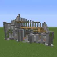 Free download Minecraft: Large Modern Building Ruin - Screenshots free photo or picture to be edited with GIMP online image editor