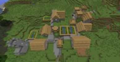 Free download Minecraft: Large NPC Village - Screenshot free photo or picture to be edited with GIMP online image editor