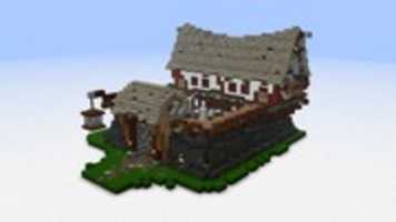 Free download Minecraft Medieval Barracks - Screenshot free photo or picture to be edited with GIMP online image editor