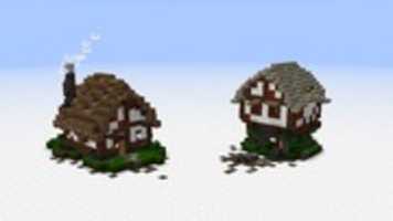 Free download Minecraft Small Medieval Houses - Screenshot free photo or picture to be edited with GIMP online image editor