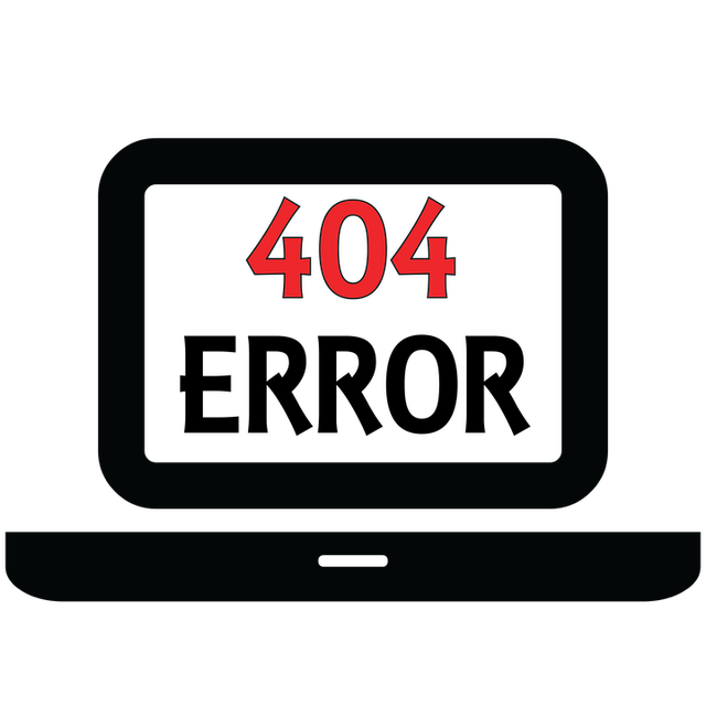 Free download Mistake 404 Error Computer -  free illustration to be edited with GIMP free online image editor