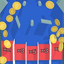 Money Rush Casual Game  screen for extension Chrome web store in OffiDocs Chromium