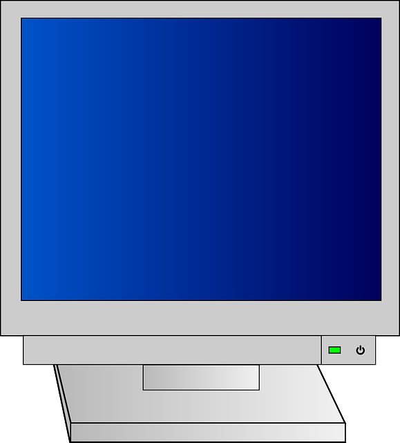 Free download Monitor Crt Powered - Free vector graphic on Pixabay free illustration to be edited with GIMP free online image editor