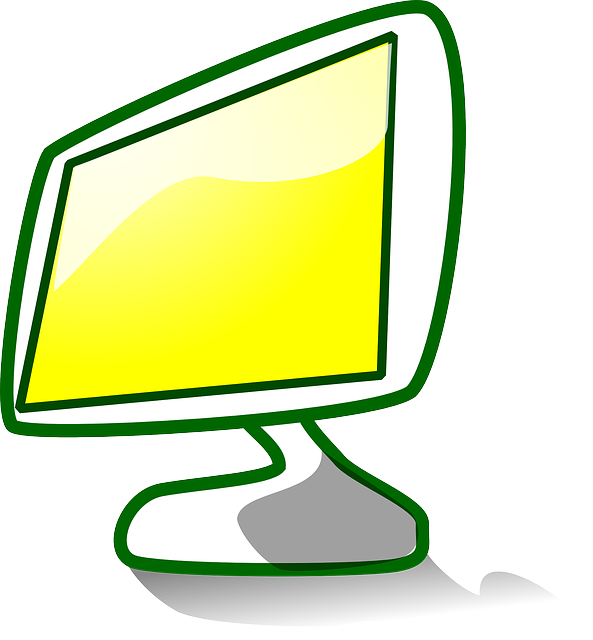 Free download Monitor Yellow Display - Free vector graphic on Pixabay free illustration to be edited with GIMP free online image editor