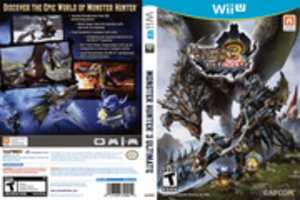 Free download Monster Hunter 3: Ultimate Wii U Box Art free photo or picture to be edited with GIMP online image editor