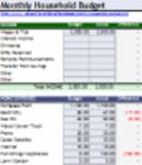 Download gratuito do modelo de orçamento doméstico mensal DOC, XLS ou PPT para edição gratuita com o LibreOffice online ou OpenOffice Desktop online