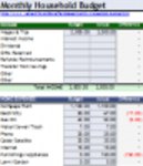 Free download Monthly Household Budget DOC, XLS or PPT template free to be edited with LibreOffice online or OpenOffice Desktop online