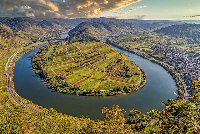 Free download moselle loop germany river free picture to be edited with GIMP free online image editor