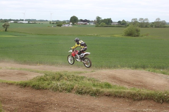 Free download moto cross motorbike sports jump free picture to be edited with GIMP free online image editor