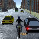 Motorbike Traffic Game  screen for extension Chrome web store in OffiDocs Chromium