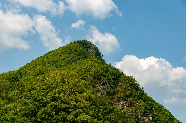 Free download mountain forest clouds nature free picture to be edited with GIMP free online image editor