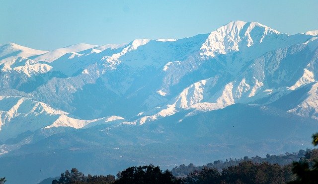 Free download mountains snow capped peak summit free picture to be edited with GIMP free online image editor