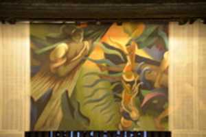 Libreng download Mural sa Santiago Subway libreng larawan o larawan na ie-edit gamit ang GIMP online image editor