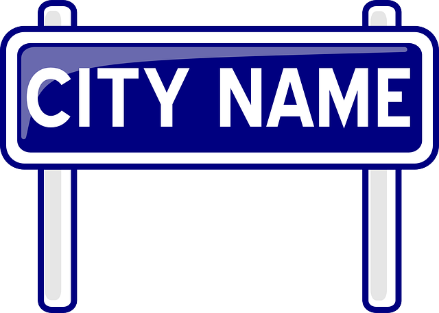 Free download Nameplate Signpost City - Free vector graphic on Pixabay free illustration to be edited with GIMP free online image editor