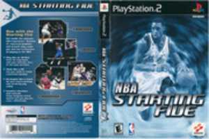 Free download NBA Starting Five [SLUS 20513] (Sony PlayStation 2) Scans (1600DPI) free photo or picture to be edited with GIMP online image editor